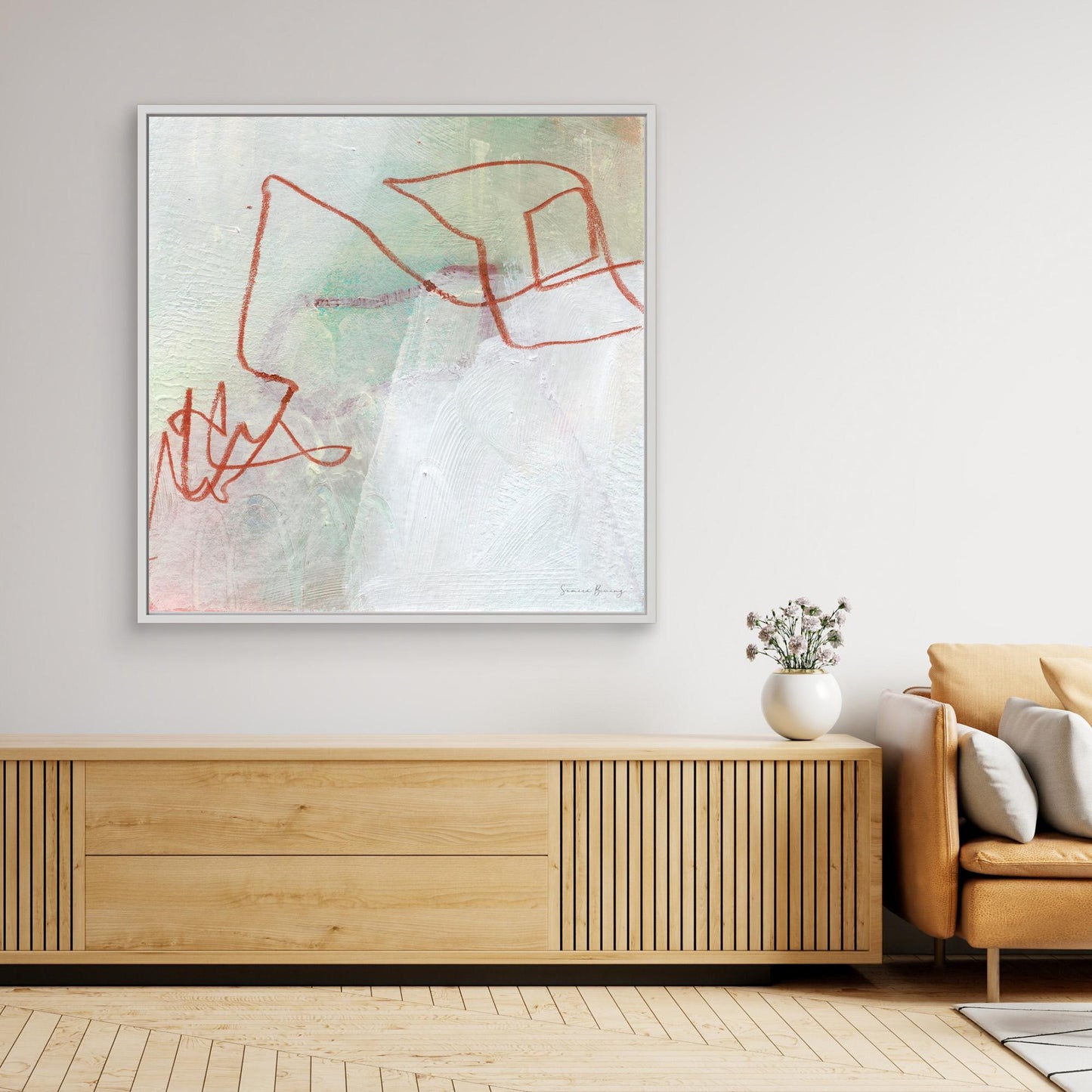 Canvas print #033 Lijnen van lucht