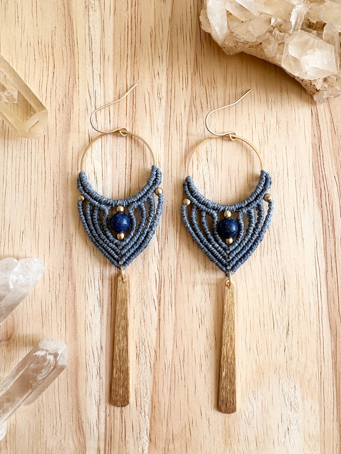 Sky Priestess Oorbellen - Lapis Lazuli