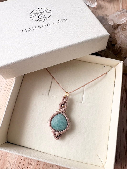 Amazoniet ketting