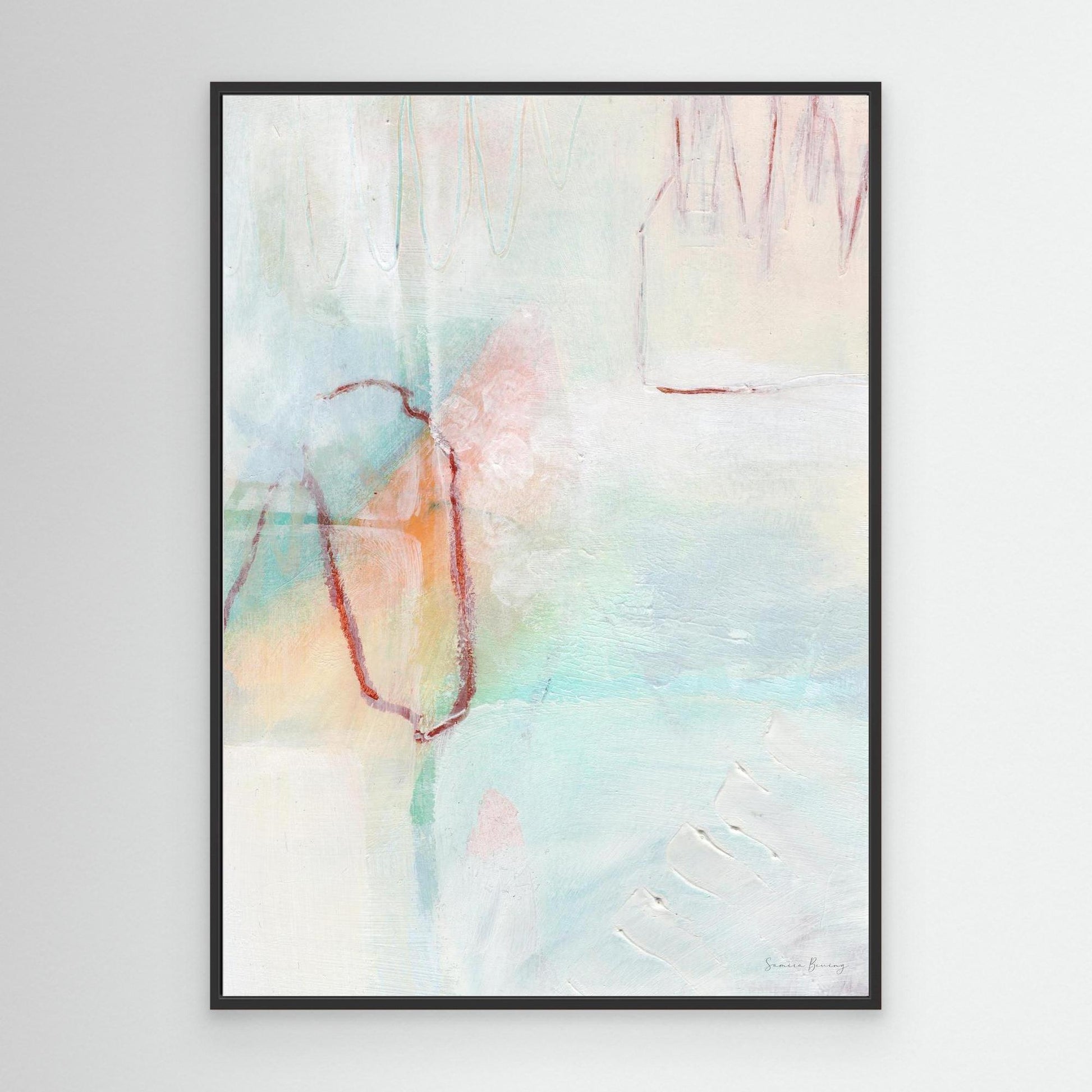 Canvas print- #030 Lichtlijn