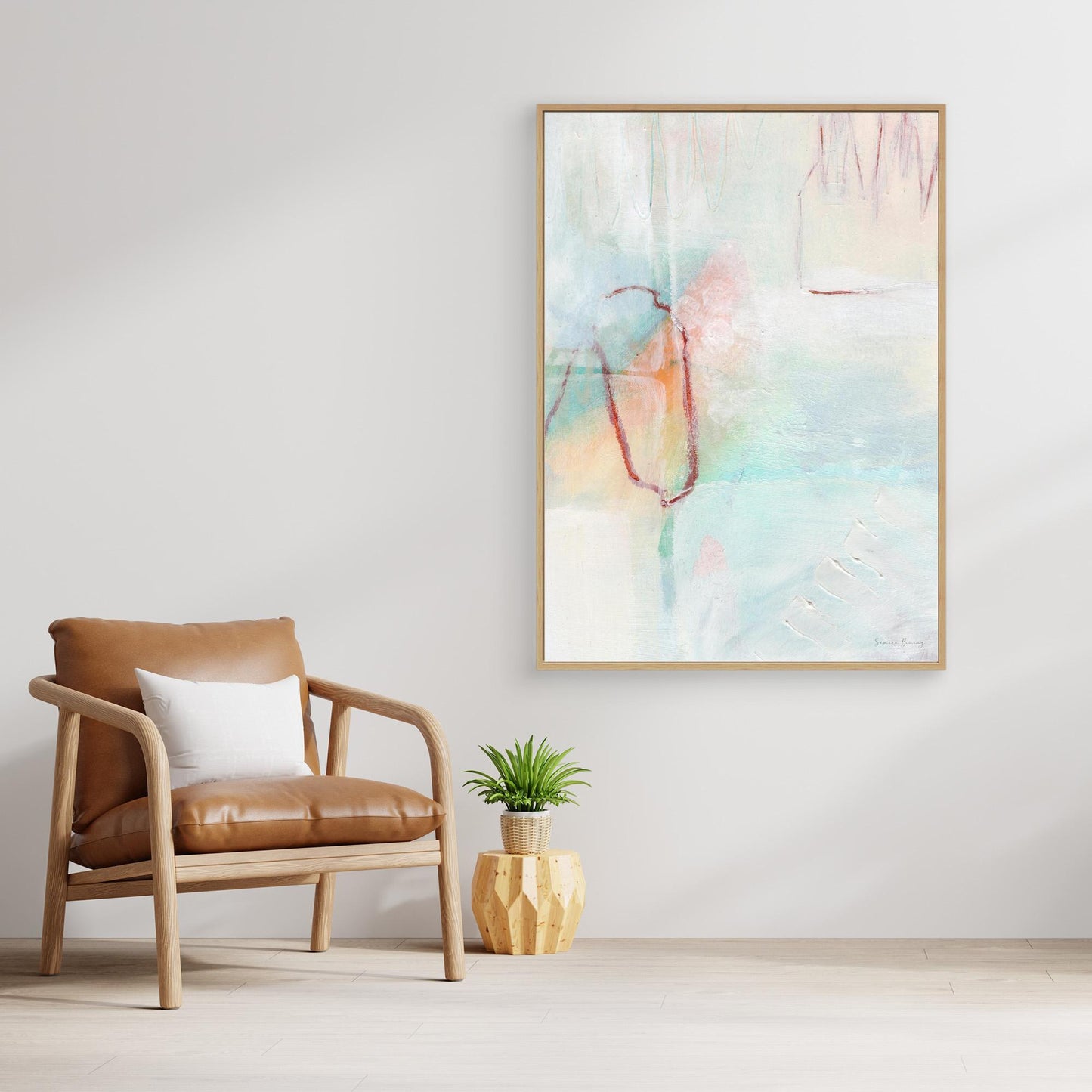 Canvas print- #030 Lichtlijn