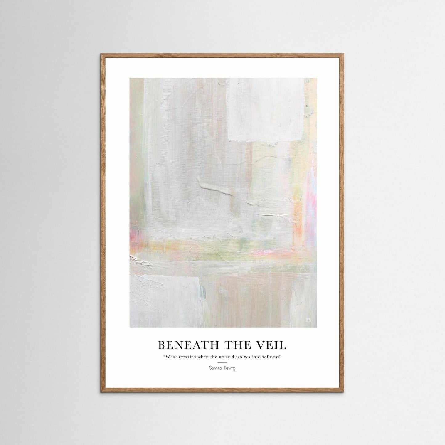 Fine Artprint - Beneath the veil - Poster design