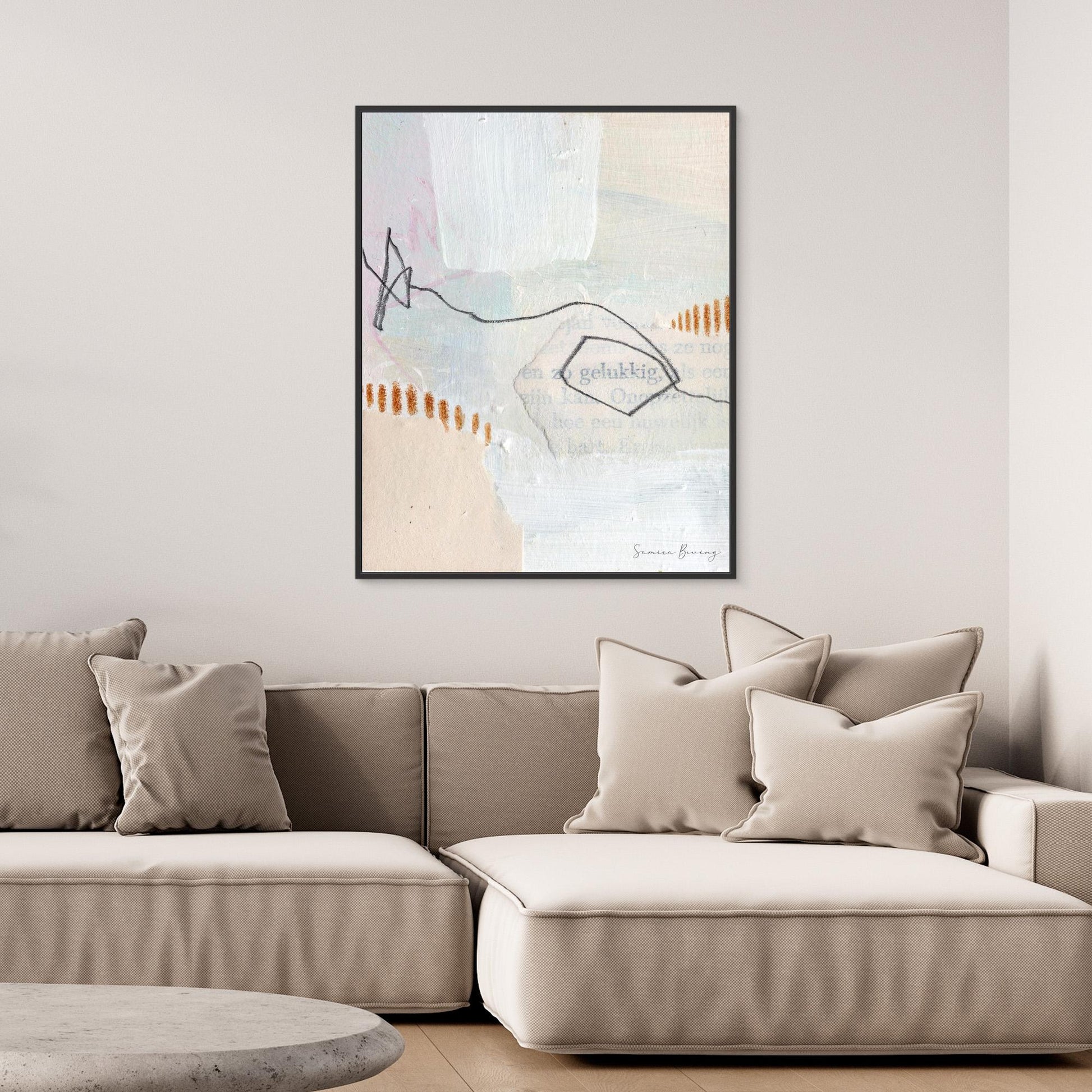 Canvas print - #014 Het Zachte Geluk