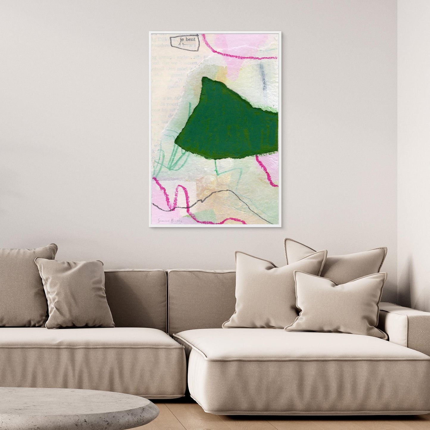 Canvas print - #017 Je Bent