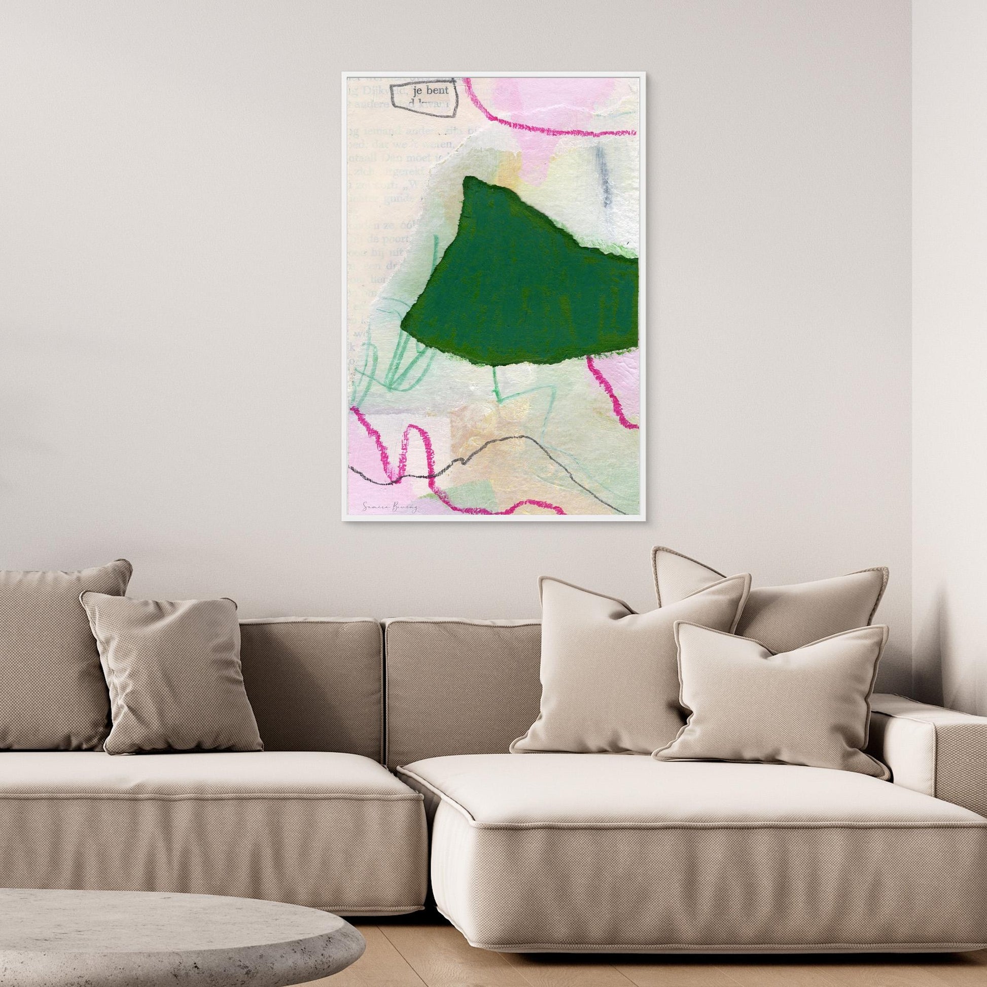 Canvas print - #017 Je Bent