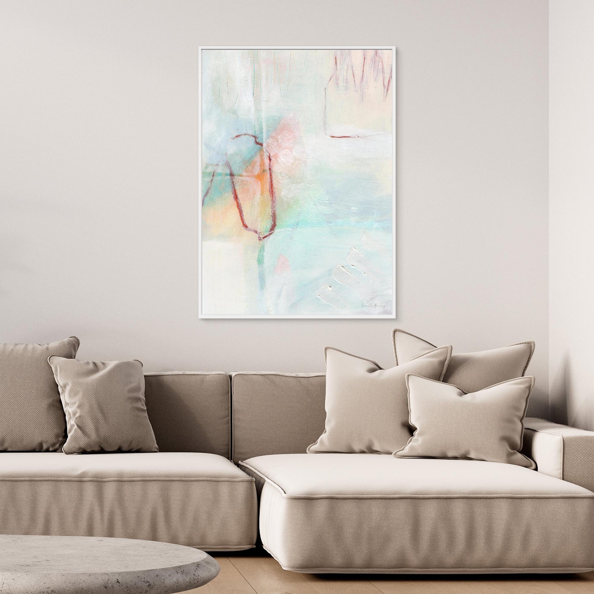 Canvas print- #030 Lichtlijn