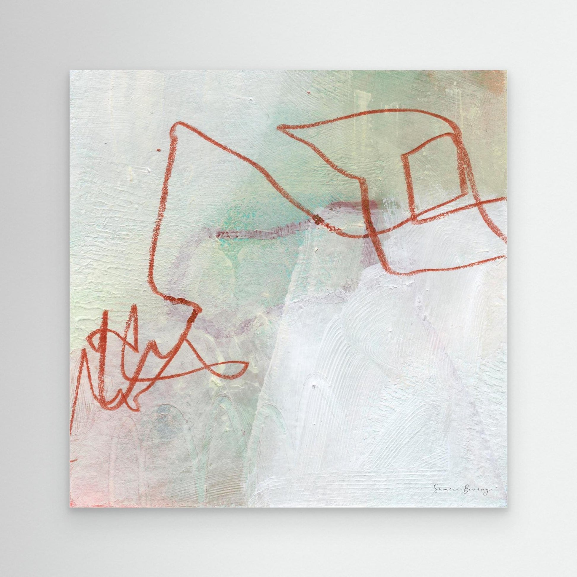 Canvas print #033 Lijnen van lucht